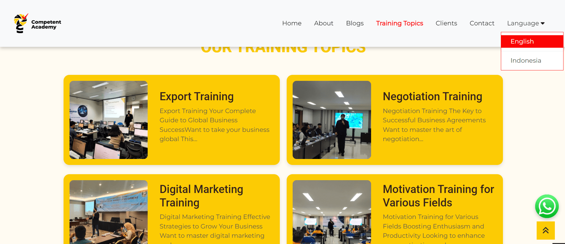 Company Profile Websites screenshot 2